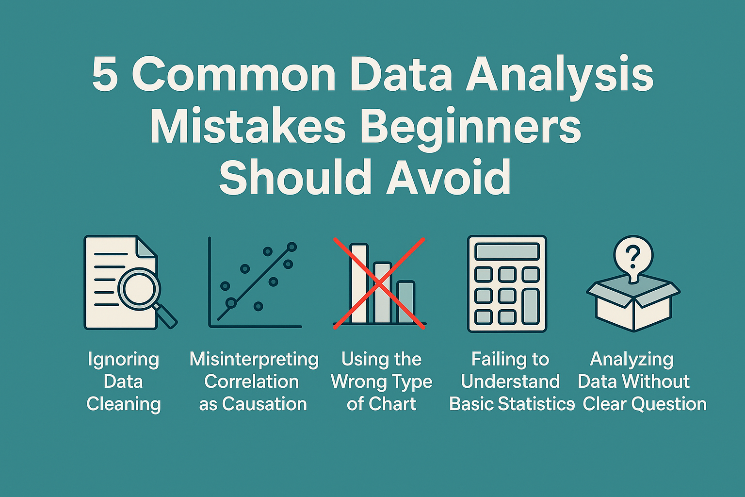 Read more about the article 🧠 5 Common Data Analysis Mistakes Beginners Should Avoid
